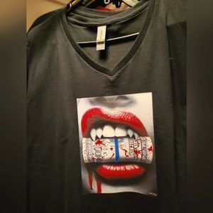 Women V Neck short sleeve